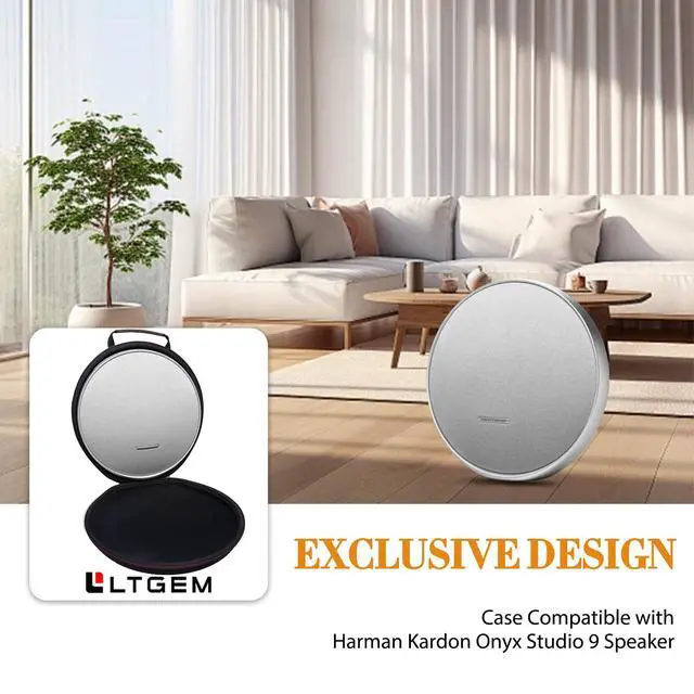 Alt view image 7 of 7 - Case for Harman Kardon Onyx Studio 9 Portable Bluetooth Speaker Black | Hard Carrying Travel Case for Harman Kardon Onyx Studio 9 Portable Bluetooth Speaker