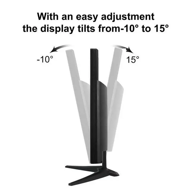 Alt view image 5 of 7 - 20" PC Monitor 16:9 1600x900 Kitchen Monitor LED Screen Display, 5Ms, 60 Hz, VESA Mountable, Build in Speaker, with VGA HDMI AV BNC USB for FireStick, Computer, Laptop