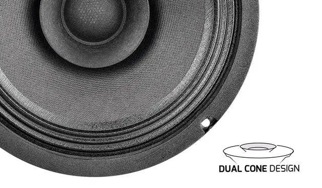 Alt view image 4 of 7 - 8FR250 8 Inch Full Range Speaker, 8 Ohms, 250 Watts Continuous Program Power, 125 Watts RMS Power, 93.5 dB, Full-Range Driver Loudspeaker for Pro Audio Systems (Single)