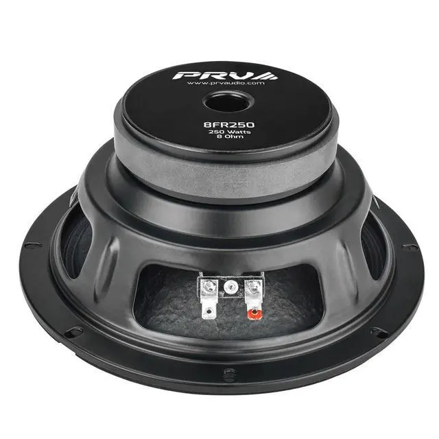 Alt view image 6 of 7 - 8FR250 8 Inch Full Range Speaker, 8 Ohms, 250 Watts Continuous Program Power, 125 Watts RMS Power, 93.5 dB, Full-Range Driver Loudspeaker for Pro Audio Systems (Single)