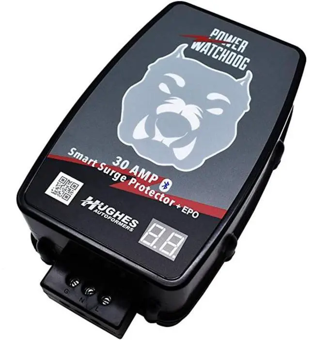 Main image of PWD30-EPO-H Power Watchdog Smart Bluetooth Surge Protector Plus EPO with Auto Shutoff - 30 Amp Hardwire Version