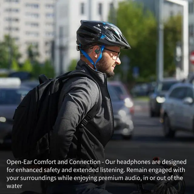 Alt view image 7 of 7 - Bone Conduction Swimming Headphones with Open Ear Bluetooth Headphones and MP3 Player 2-in-1, 10 H Battery Life, Bluetooth 5.4 Open Ear Headset, Suitable for Swimming, Running, Cycling