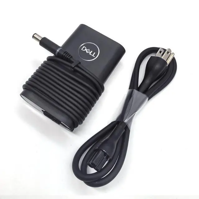 Alt view image 2 of 7 - Laptop Charger 65W watt Barrel 7.4mm tip, Latitude 7280 7285 7380 7389 7480 7290 7390 7490 AC Power Adapter 19.5V 3.34A, Black, LA65NM191