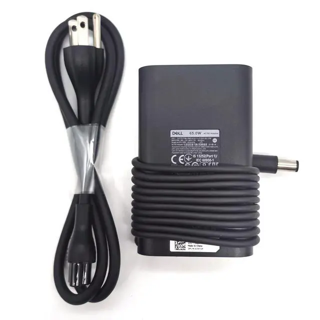 Alt view image 3 of 7 - Laptop Charger 65W watt Barrel 7.4mm tip, Latitude 7280 7285 7380 7389 7480 7290 7390 7490 AC Power Adapter 19.5V 3.34A, Black, LA65NM191