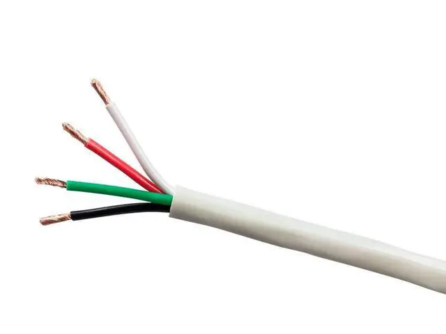 Alt view image 5 of 6 - 4 Conductor Speaker Wire - Burial Rated Outdoor Compatible Water Resistant Jacket With Color Coded 100% Pure Bare Oxygen-Free Copper Conductors, 14AWG, 250 Feet, Gray