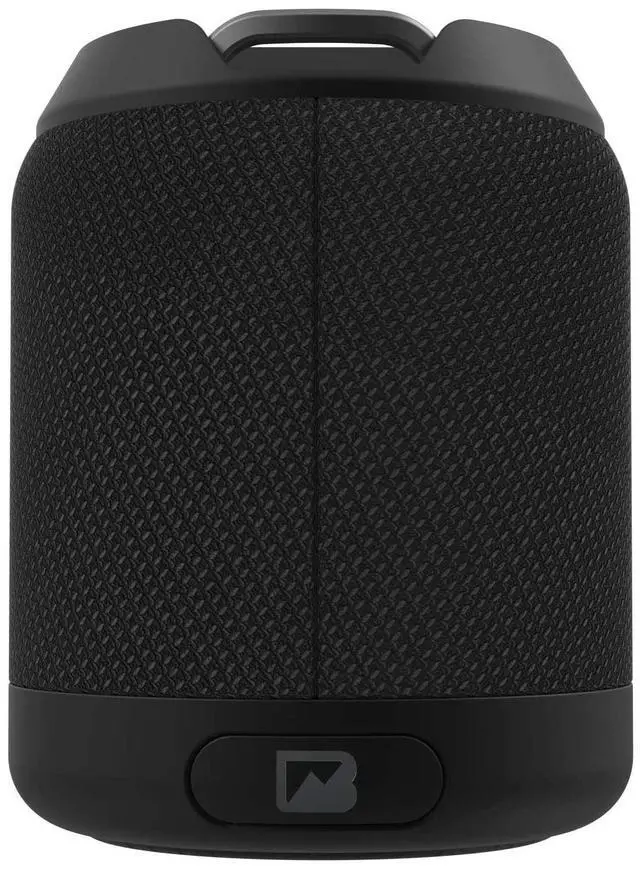 Alt view image 5 of 6 - BRV-Mini - Waterproof Pairing Speaker - Rugged Portable Wireless Speaker - 12 Hours of Playtime - Black (604203553)