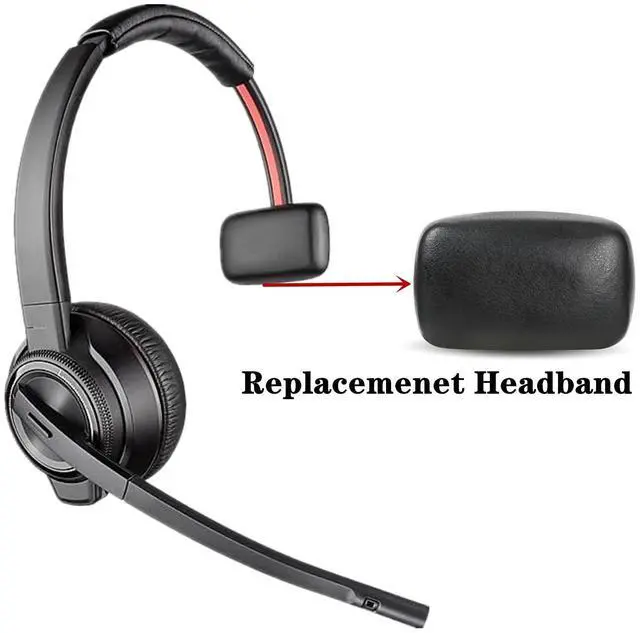 Alt view image 3 of 6 - Replacement Earpads for Plantronics Savi 8220/8210/8200 Headset Cushions