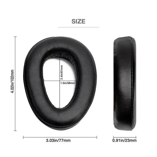 Alt view image 5 of 7 - Lambskin Ear Pads Cushion Headband Protective Cover Refresh Kit Compatible with Sennheiser PXC480 PXC550,PXC 550-II,MB660 UC,MB 660 MC Headphone Replacement Earpads