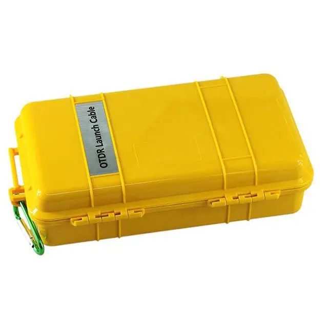 Alt view image 5 of 7 - Fiber Optic OTDR Launch Cable Box G.657A1 Singlemode 9/125 SCAPC-LC/UPC Connector Dead Zone Eliminator Fiber Box (1000 Meters)