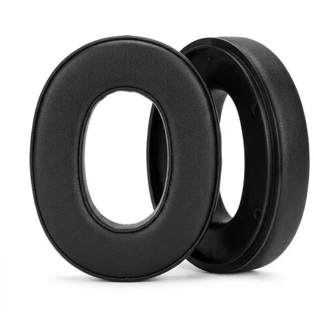 Main image of Leather Ear Pads for 3M Peltor & WorkTunes Headsets | Compatible with Tactical 100 300 500, Compatible with Rangeguard, Protein Leather Memory Foam, Skin-Friendly, Noise Isolation