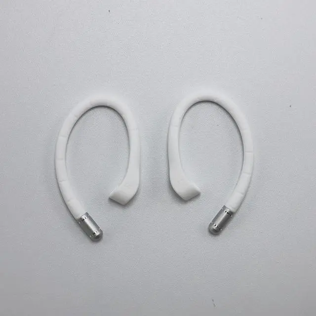 Alt view image 6 of 7 - Titanium Alloy Ear Hooks for Samsung Galaxy Buds 3 Pro/Buds 3 FE/Buds 3 | Galaxy Buds 3 Earhooks Added Anti-Lost Lanyard,Accessories That Fit Securely,Anti Slip Sports Clip Hooks (White)