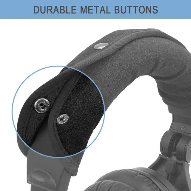 Alt view image 4 of 7 - GEVO Protective Headband Cover for Sennheiser HD280 / HD 280 Pro - Black | Also for HD300 / HD 300 Pro / HMD280 Pro / HMD281 Pro, No More Flaking Leather, Easy Installation, No Tool Needed