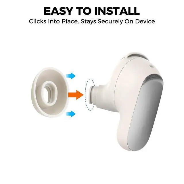 Alt view image 7 of 7 - Ear Tips for Bose QuietComfort Ultra Earbuds 2nd Gen/Ultra Earbuds | 3 Pairs: S+M+L, Added Storage Box, Anti Slip, Secure Fit, Noise Reduction, Comfortable Silicone, Fits Charging Case