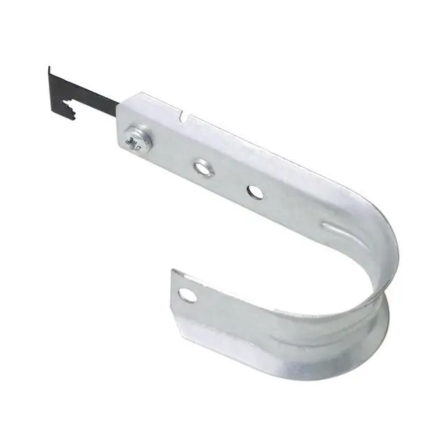 Alt view image 2 of 6 - 20 Packs 2" Heavy Duty Cable Support J Hooks with Bat Wing Clips for Hanging Cables Management to Ceiling Grid Wire & Threaded Rod