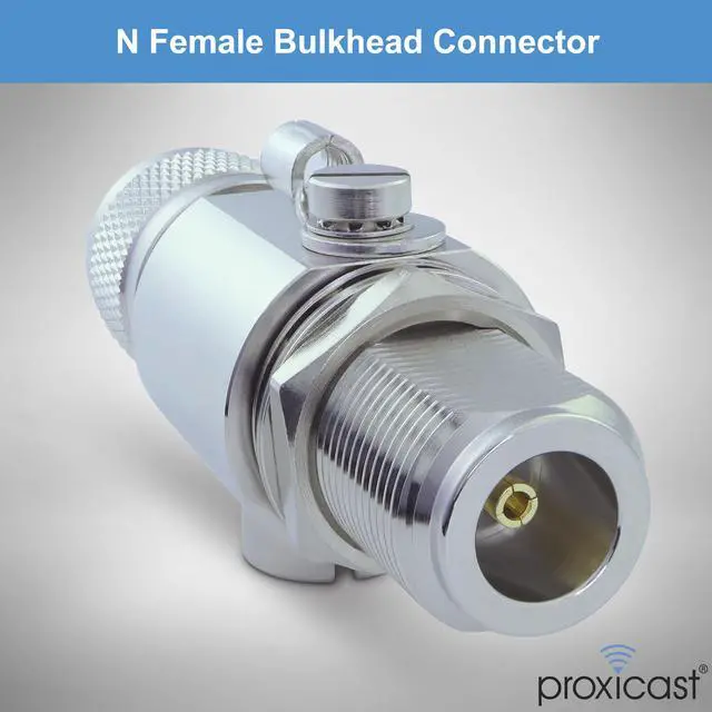 Alt view image 3 of 7 - Coaxial Lightning Arrester for 0 to 6 GHz (N-Male/N-Female) - Pro-Grade 230V Antenna Lightning Protector for 4G, LTE, 5G, Wi-Fi, 900MHz, Helium, LoRa and Other Outside Antennas (ANT-212-002)