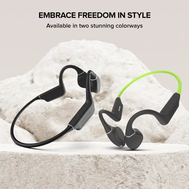 Alt view image 5 of 7 - Outlier Free+ Lightweight Bone Conduction Headphones with IPX5 | Bone Conduction, Open-Ear, IPX5, Multipoint, Comfortable Fit, Sports Headphones