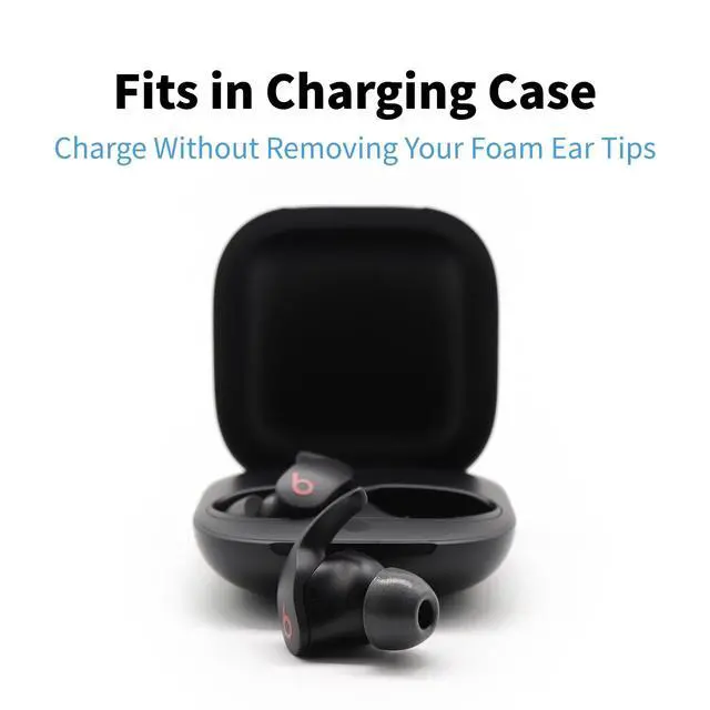 Alt view image 6 of 7 - TW-200-C TrueGrip MAX Memory Foam Ear Tips | For Anker Soundcore, Sennheiser, JBL, SoundPEATS & More, Ultimate Comfort, Superior Noise Isolation, Black, S/M/L (3 Pairs)