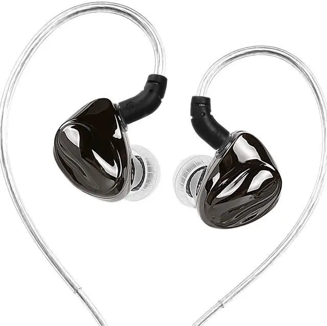 Main image of TRN Dolphin IEM Earbuds, 10mm Dual-Magnetic Dynamic Driver, 2nd-Gen LCP | Dual-Cavity Design, Liquid-Metal Shell, Silver-Plated OFC Cable, Deep Bass, Natural Sound, HIFI In Ear Monitor for Musicians