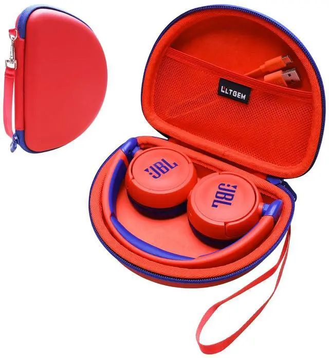 Main image of Case for JBL JR Jr310BT/Junior 320BT Kids Headphones Red | Hard Carrying Travel Case for JBL JR Jr310BT/Junior 320BT Kids Headphones