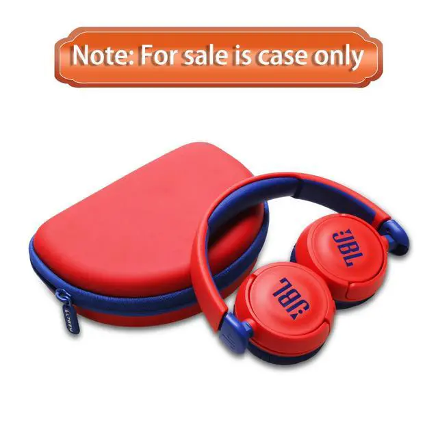 Alt view image 7 of 7 - Case for JBL JR Jr310BT/Junior 320BT Kids Headphones Red | Hard Carrying Travel Case for JBL JR Jr310BT/Junior 320BT Kids Headphones