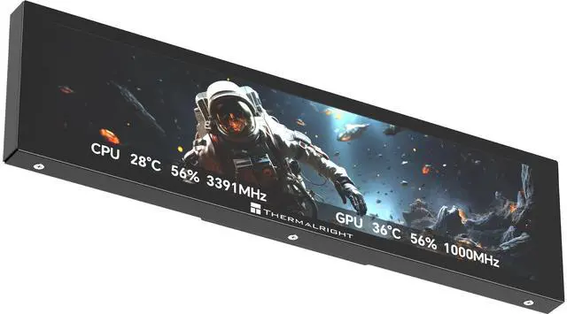 Main image of Trofeo Vision LCD AIO Display 9.16 PC Monitor | USB Type-C Screen for Real-Time Hardware Monitoring, with Preset Themes for Gaming PC Case/CPU Cooler