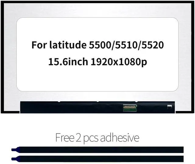 Main image of LCD Screen Replacement for DELL Latitude 5520 5510 5500 FHD 1920X1080P LED Non-Touch IPS Display 30Pin for Non-Touch