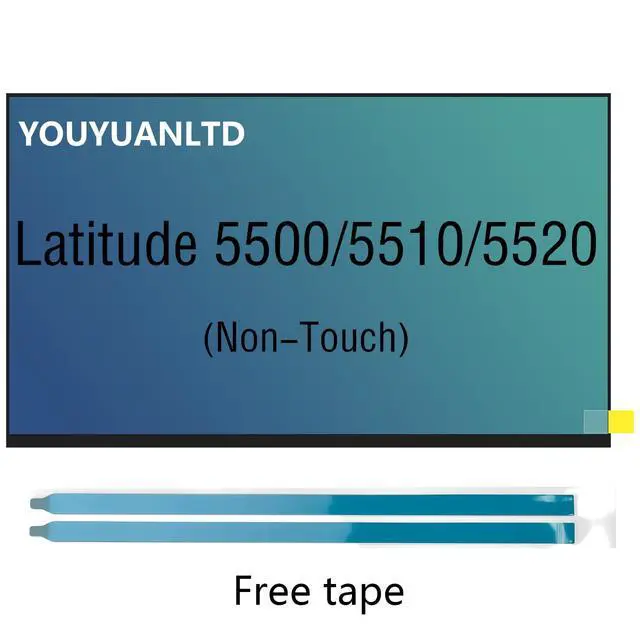 Alt view image 2 of 7 - LCD Screen Replacement for DELL Latitude 5520 5510 5500 FHD 1920X1080P LED Non-Touch IPS Display 30Pin for Non-Touch