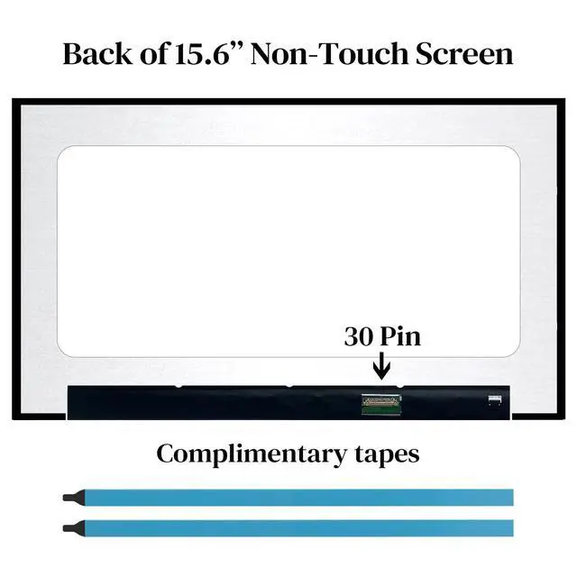 Alt view image 5 of 7 - LCD Screen Replacement for DELL Latitude 5520 5510 5500 FHD 1920X1080P LED Non-Touch IPS Display 30Pin for Non-Touch