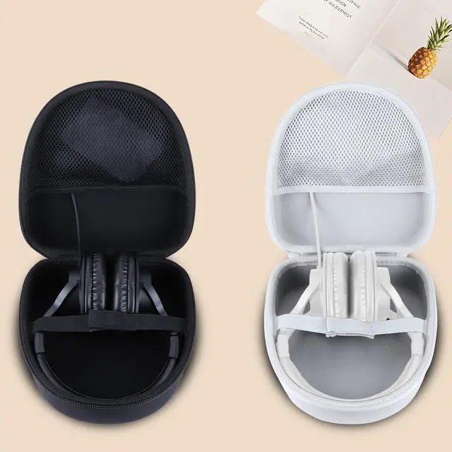 Alt view image 2 of 7 - Case for Audio-Technica ATH-M50X ATH-M20X Studio Headphones | Hard Shell Shockproof, Portable Headphone Storage, Mesh Bag Organizer, Lightweight Travel