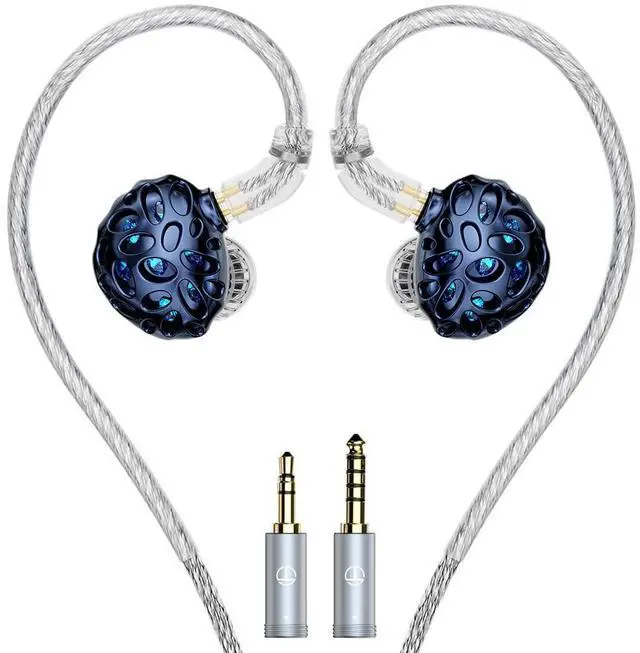Main image of TRN Whale Shark 3DD+1Planar in-Ear Headphone 3.5mm/4.4mm Plug 0.78 2-Pin Interchangeable Cable