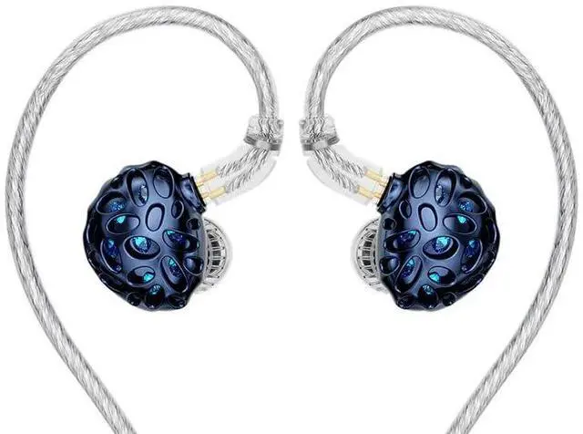 Alt view image 3 of 7 - TRN Whale Shark 3DD+1Planar in-Ear Headphone 3.5mm/4.4mm Plug 0.78 2-Pin Interchangeable Cable