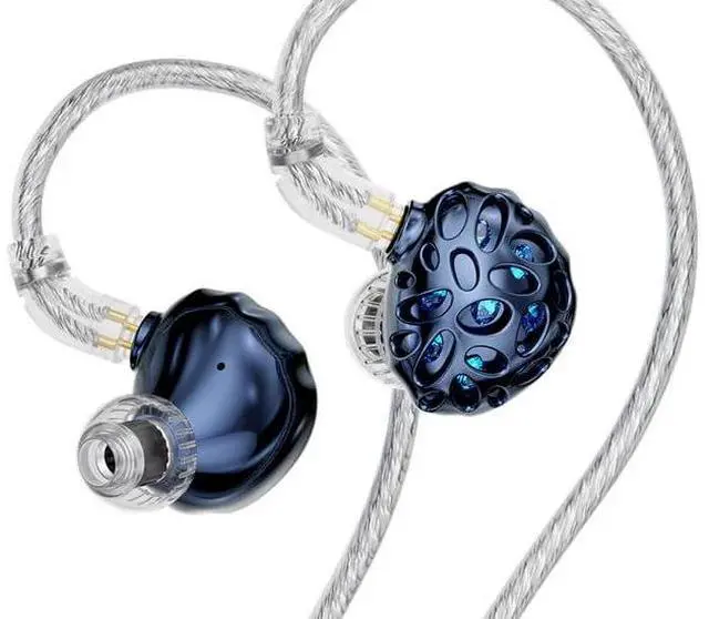Alt view image 4 of 7 - TRN Whale Shark 3DD+1Planar in-Ear Headphone 3.5mm/4.4mm Plug 0.78 2-Pin Interchangeable Cable