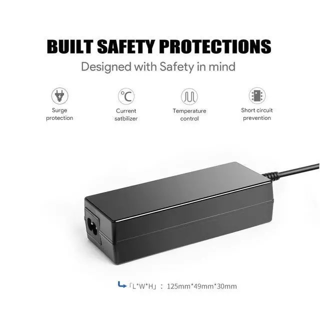 Alt view image 6 of 7 - for Ultimate Charger, 19V AC Adapter for Ultimate Ears UE Hyperboom Hyper boom Portable Bluetooth Party Speaker S00175 884-001085 984-001591 984-001689 DSA-90PFE-19 2 190474 534-000854 Power Supply