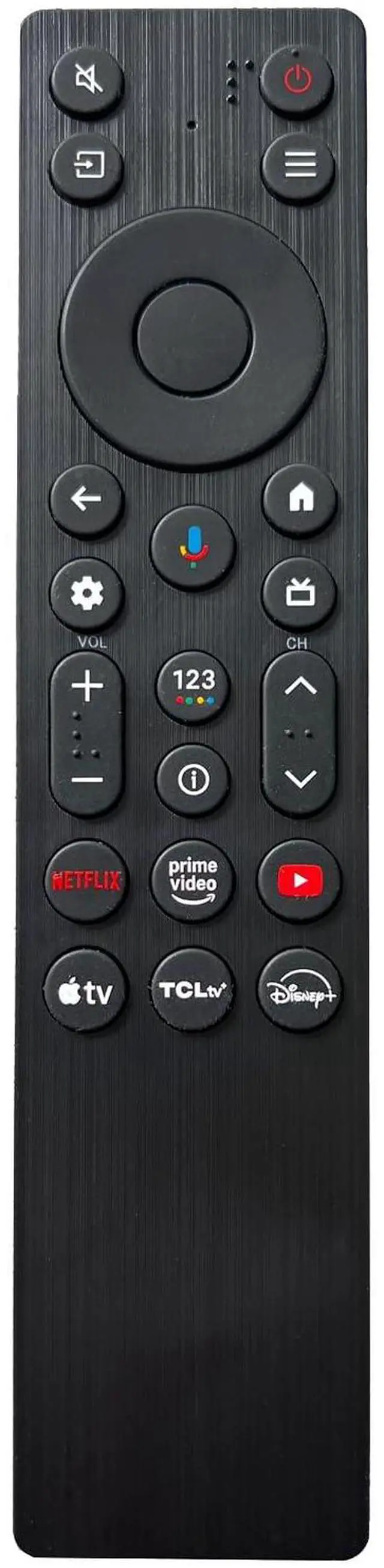 Main image of RC923A FMB1 Voice Remote Control Replacement Compatible for TCL Smart TV Series QM5K QM7K QM6kQLED QLED Mini Google TV's