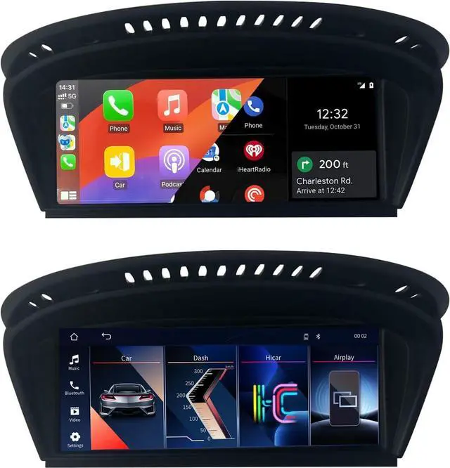 Main image of CarPlay Touchscreen Screen Upgrade for BMW 5 Series E60/E61 with CCC System 2005-2008, 9.3 Inch Wireless CarPlay Android Auto, Mirror Link Car Radio Car Stereo Bluetooth Video Player Head Unit