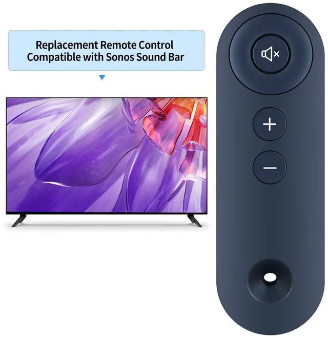 Alt view image 3 of 7 - Replacement IR Soundbar Remote Control for Sonos Arc, Arc SL, Beam (Gen 1 Gen 2), Ray, Amp (Gen 2), Playbase and Playbar