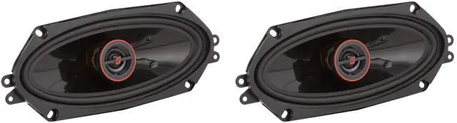 Main image of HED Series 4"x10" 2-Way Coaxial Car Audio Speakers (4, 50W RMS) - H7410