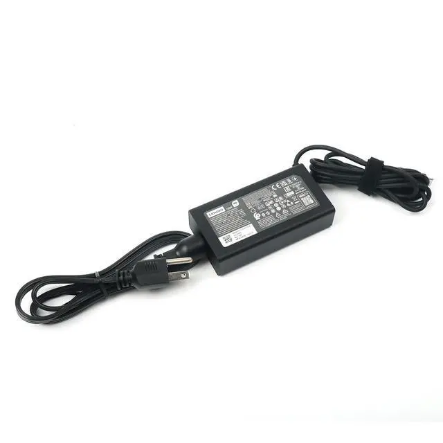 Alt view image 2 of 7 - Laptop Charger 100W Watt USB Type C(USB-C) AC Power Adapter - ldeapad 5 Pro 16, ThinkBook 15 16, Black, ADL100YLC3A