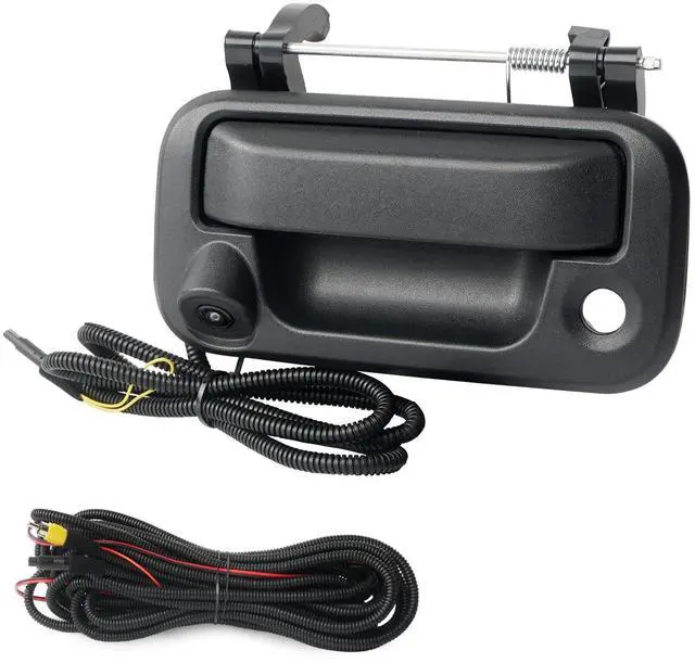 Main image of Tailgate Handle Backup Camera Compatible with 2004-2014 Ford F150,2008-2016 Ford F250 F350 F450 F550 Super Duty Explorer Lobo, Rear View Reverse Camera RCA Connector Replaces# 8L3Z 9943400-AC