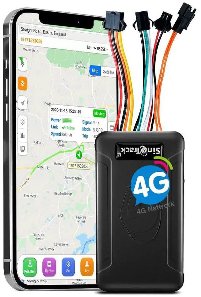 Main image of 4G GPS Tracker for Vehicles, ST-906L GPS Tracker Locator Real-Time Location Tracking Device with Voice Monitor Car Motorcycle GPS Device for Truck Taxi with No Monthly fee Platform