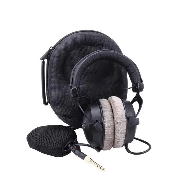 Alt view image 6 of 6 - Hard Case for Beyerdynamic DT PRO 770 32/80/250 Headphones, Black | EVA hard shell, Water-resistant design, Impact-resistant design, Protective case only