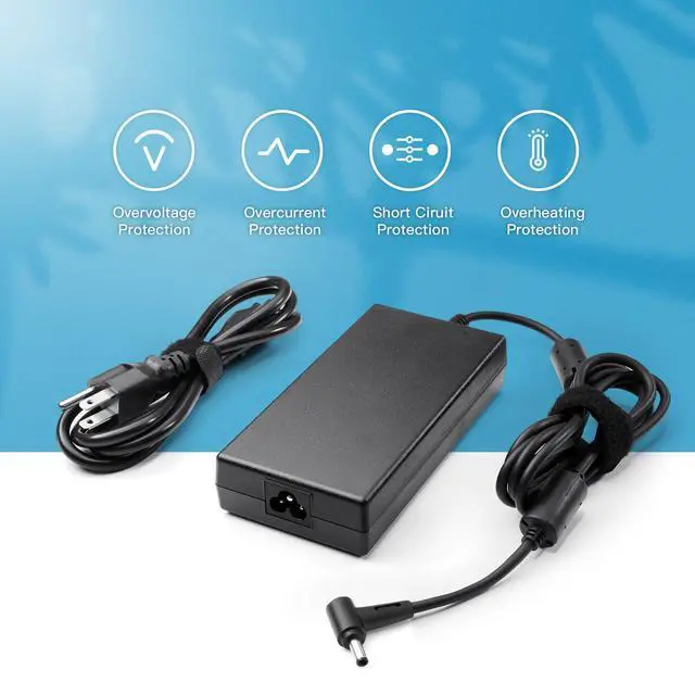 Alt view image 5 of 6 - 180W Charger Fit for MSI Katana GF66 GF76 Pulse GL66 GL76 GV15 Thin | GF63Thin Sword15 Sword 17 WF66 WF76 A17-180P4B A18-150P1A 957-15621P-104 Power Adapter Supply Cord