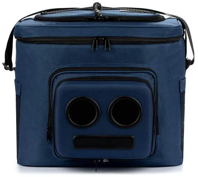 Main image of THE #1 Cooler with Speakers on Amazon. 20-Watt Bluetooth Speakers for Parties/Festivals/Boat/Beach. Works with iPhone & Android (Blue)