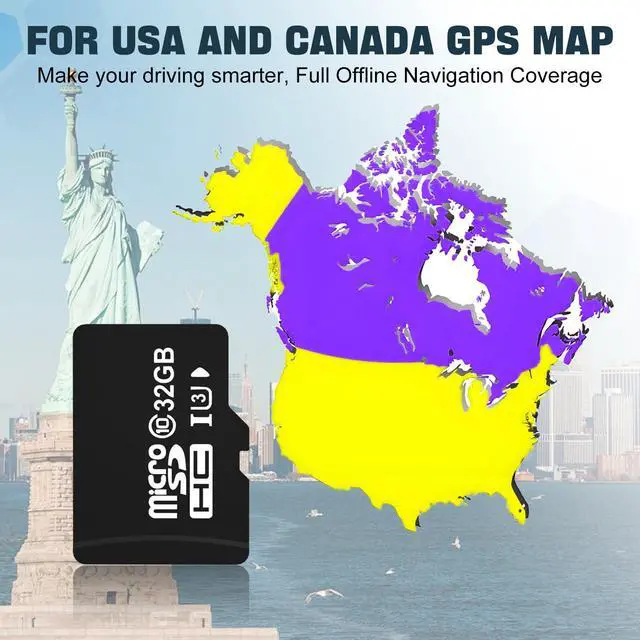 Alt view image 4 of 7 - 2026 Navigation SD Card Update for Toyota - Compatible with Toyota Tacoma, Highlander, RAV4, Tundra, 4Runner, Sienna, Prius, Venza, Mirai, Corolla | Model 86271-0E077 | GPS Map for USA and Canada