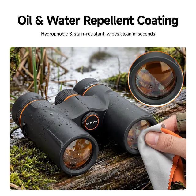 Alt view image 7 of 7 - SA207 8x32 APO Flat Field Binoculars, ED Glass for Bird Watching | Wildlife, Adults, FBMC & Phase Coating Dielectric Coating, Color Accuracy, Compact Waterproof Binocular,Magnesium Alloy(557g)