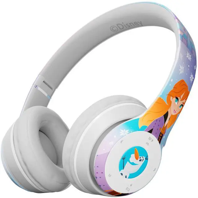 Main image of Disney Frozen Bluetooth Headphones - Over The Ear Bluetooth Wireless Headset with Built-in Mic and Up to 15 Hrs Playtime - Disney Frozen Gifts for Women Men All Fans of Olaf, Anna and Elsa Gifts