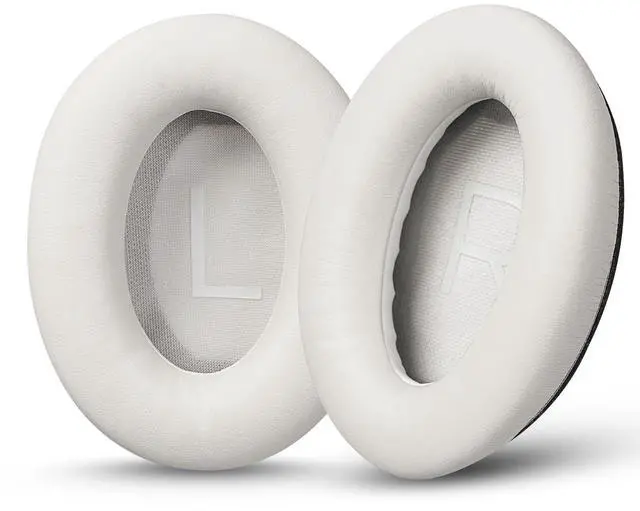 Main image of Replacement Earpads for Bose QuietComfort 45/45 SE/Noise Cancelling Headphones, Updated Thickened Memory Foam, Protein Leather (White)