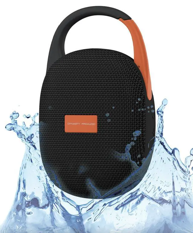 Alt view image 2 of 6 - SB-POD Ultra-Portable Bluetooth Speaker with LED Ambient Lights, IP67 Waterproof & Dustproof, Blueotooth 5.3, HD Sound, Punch Bass, Integrated Carabiner, Stereo Pairing (Black)