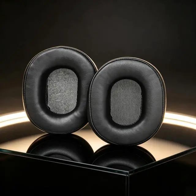 Alt view image 4 of 5 - Ear Pads Cushion Replacement for David Clark DC ONE-X Pilot Headphones | Earpads Cushion Upgrade Thicker Earpads,Memory Foam,Protein Leather,Black