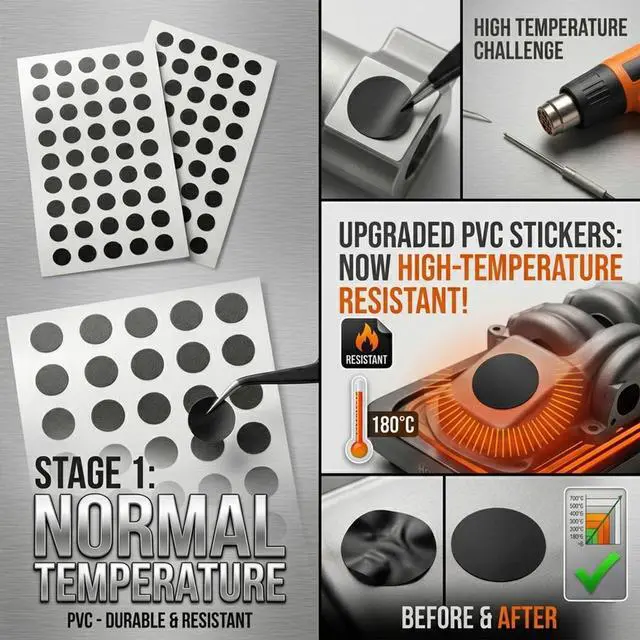 Alt view image 4 of 6 - 90pcs Smart Glasses Camera Cover Stickers, 0.7cm Tiny Round Privacy Stickers for Camera Flash, Waterproof & Heat-Resistant PVC, Removable No Residue, Portable Business Card Size (2 Sheets)